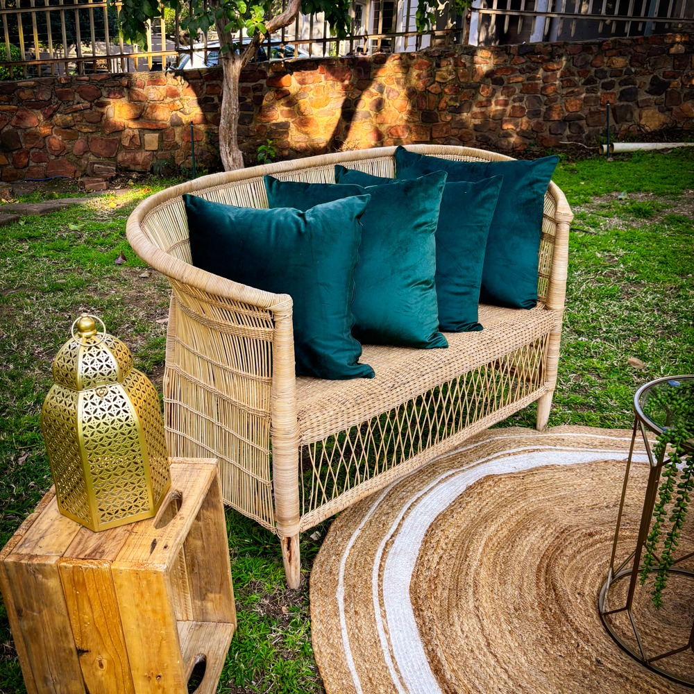 | SEATING AREAS | 

#seatingareas #loungeseating #garden #outdoorseating #boksomdaais #eventstyling #eventhire #gauteng #furniturehire #bohofurniture #malawicane #outdoorfurniture