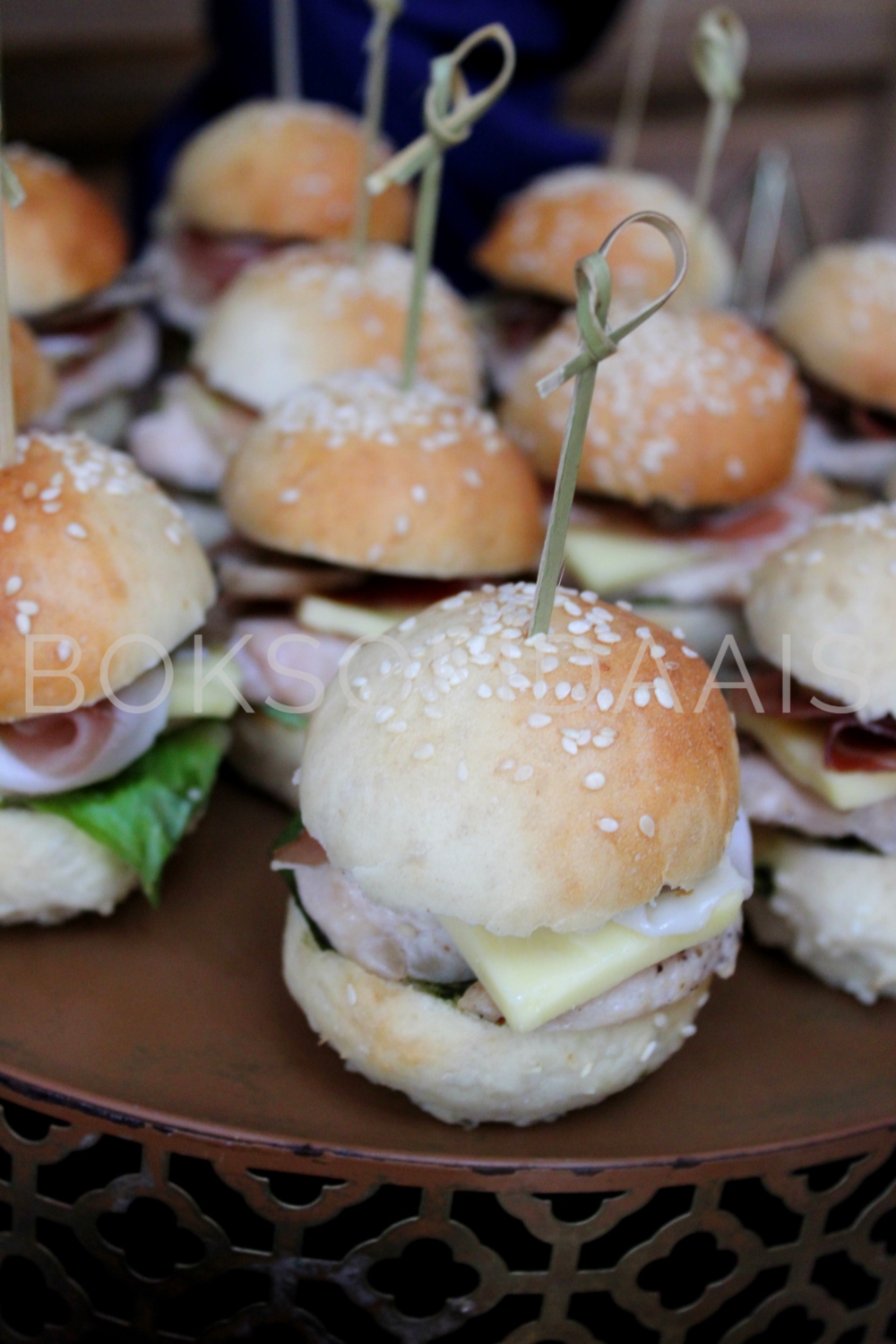 A Beautiful Navy Blue, Pink & Gold Cocktail Party