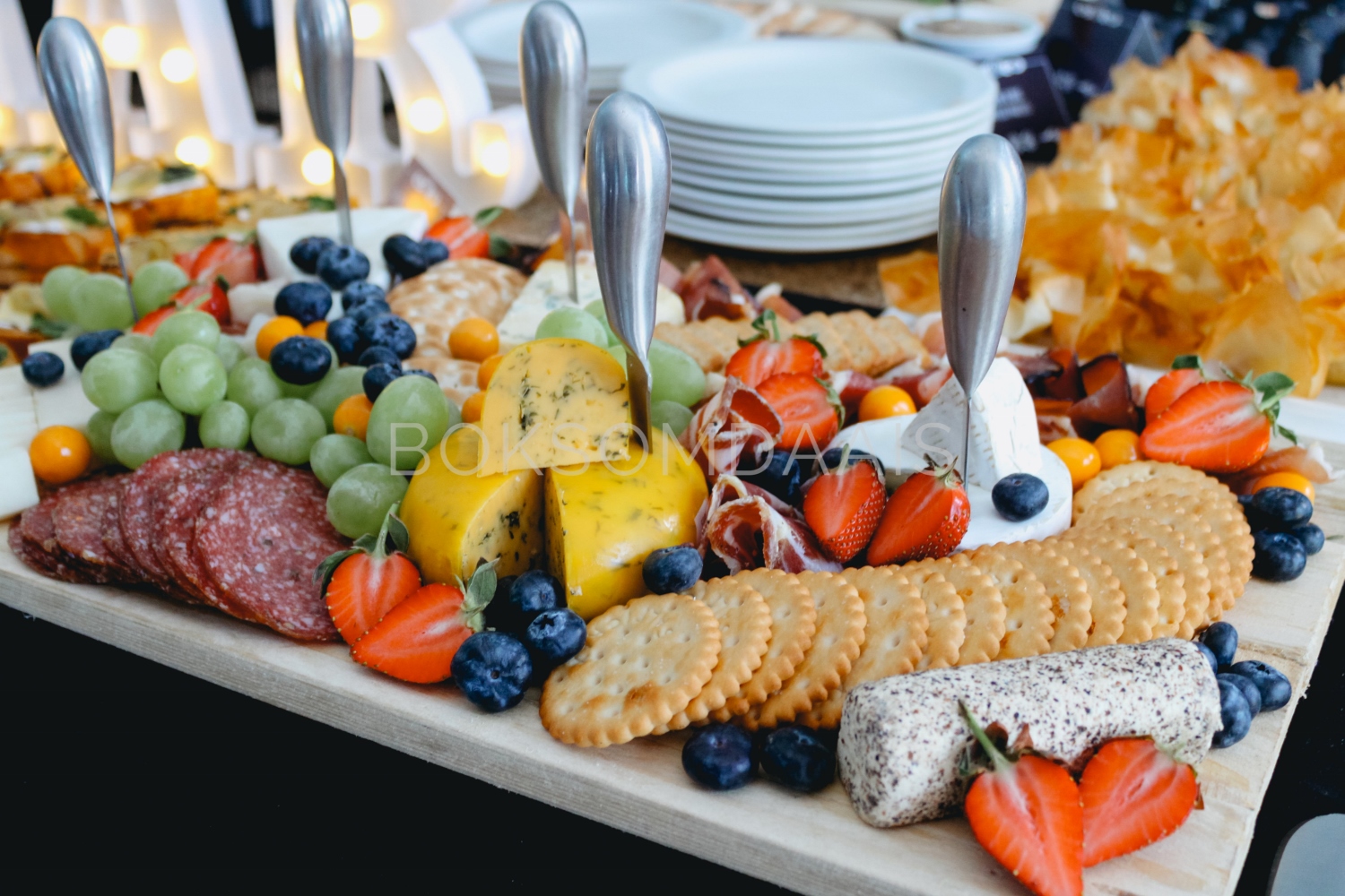 A Stunning Black & Gold Cocktail Party in Celebration of Life and Love