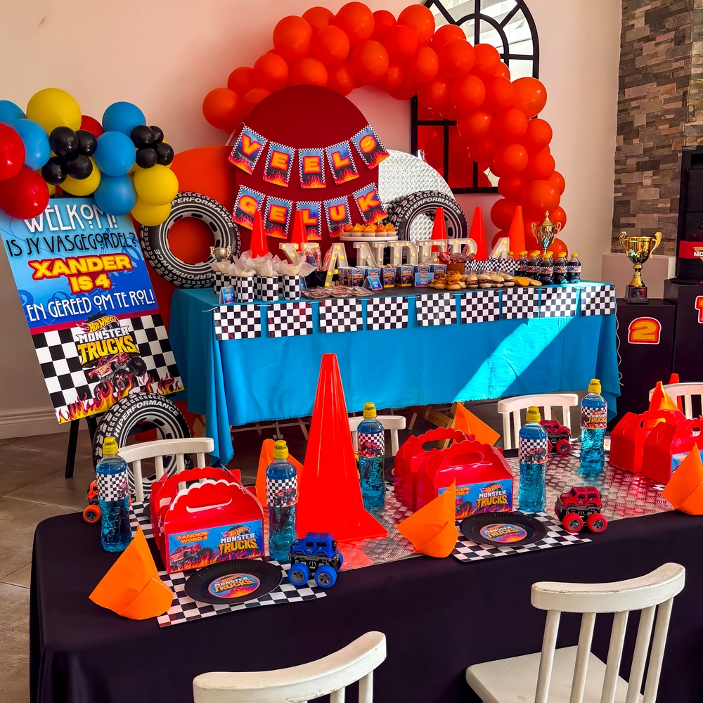 | HOT WHEELS MONSTER TRUCKS PARTY | 

#hotwheels #monstertrucks #party #themeparty #kiddiesparty #eventstylist
#eventstyling #balloonartist #boksomdaais #partystyling #kidsparties #gauteng