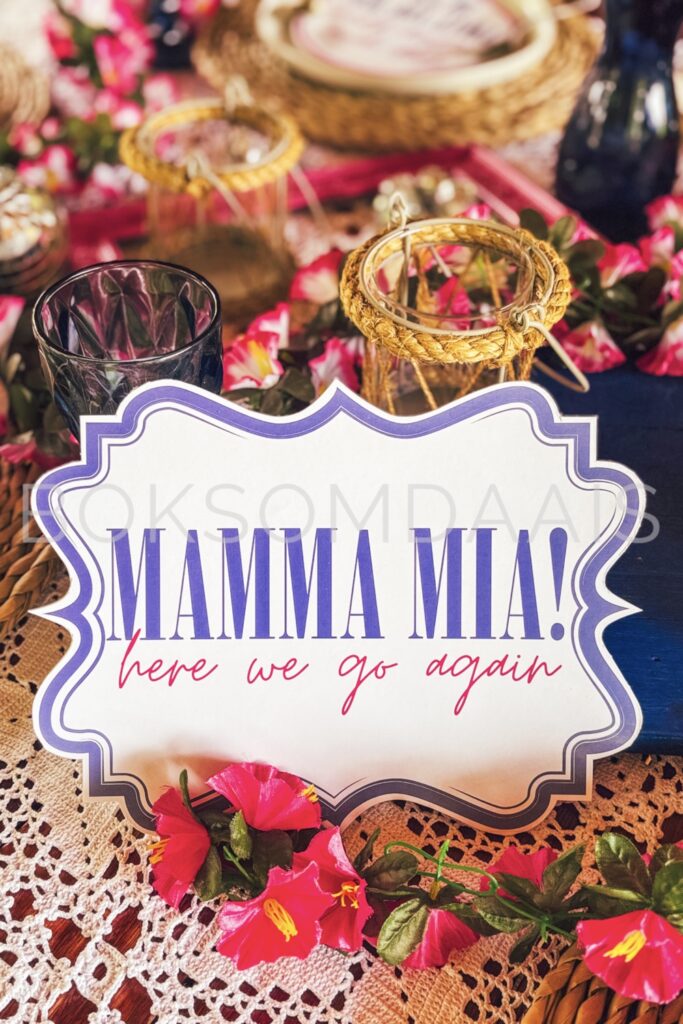 Mamma Mia Bridal Shower Ideas by Boksomdaais Boutique Events